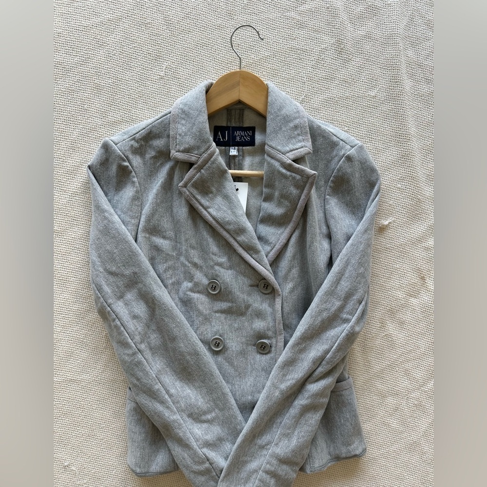 Armani Jeans Women's Classic Gray‎ Blazer